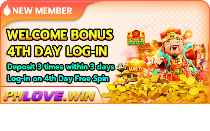 New player 4th Day Bonus